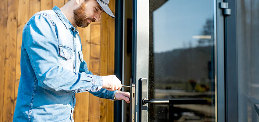 Frameless Glass Storefront Door Locks Replacement in Tiburon, CA